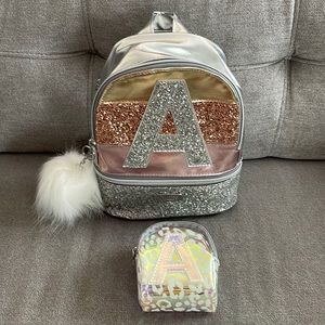 Justice Mini Backpack & Keychain